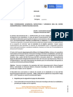 Centro Agroempresarial y Minero/Regional Bolívar Dirección KM 1 Vía Turbaco, Municipio Cartagena. - PBX (57 5) 653 90 40