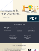 Legal Challenges in E-Procurement