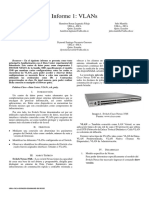 Informe de Laboratorio VLANs