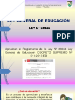 Ley General de La Educación