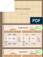 Present Continuous: English Grammar