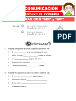 Palabras Con MB y MP para Tercero de Primaria