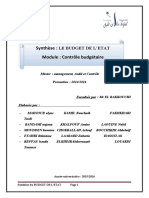 Synthése BUDGET DE L - ETAT