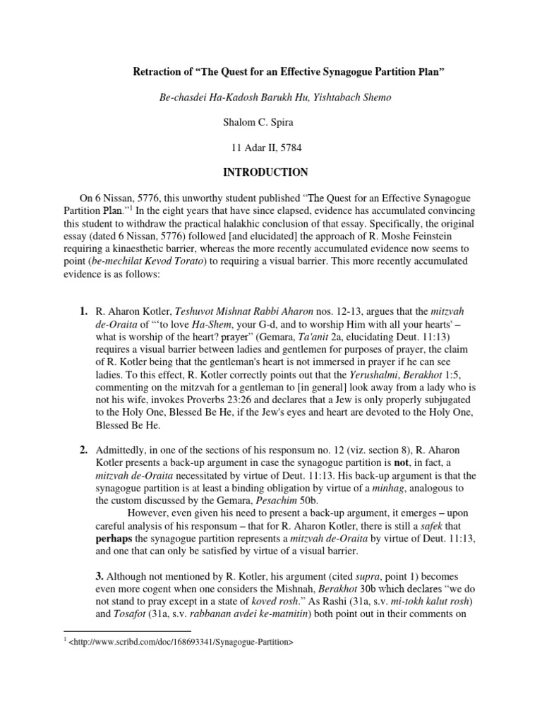 Retraction of Synagogue Partition Plan | PDF | Hanukkah | Jewish Texts