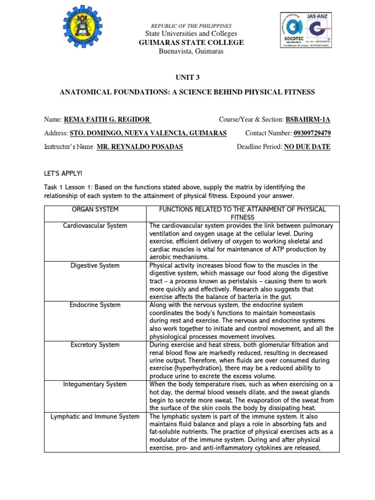 Anatomical Foundations of Fitness | PDF | Anatomical Terms Of Motion ...