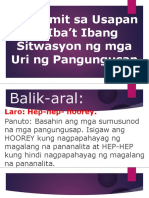 FIL.6 Iba't Ibang Uri NG Pangungusap