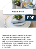 Classical Menu 2