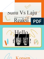 Suhu Vs Laju Reaksi