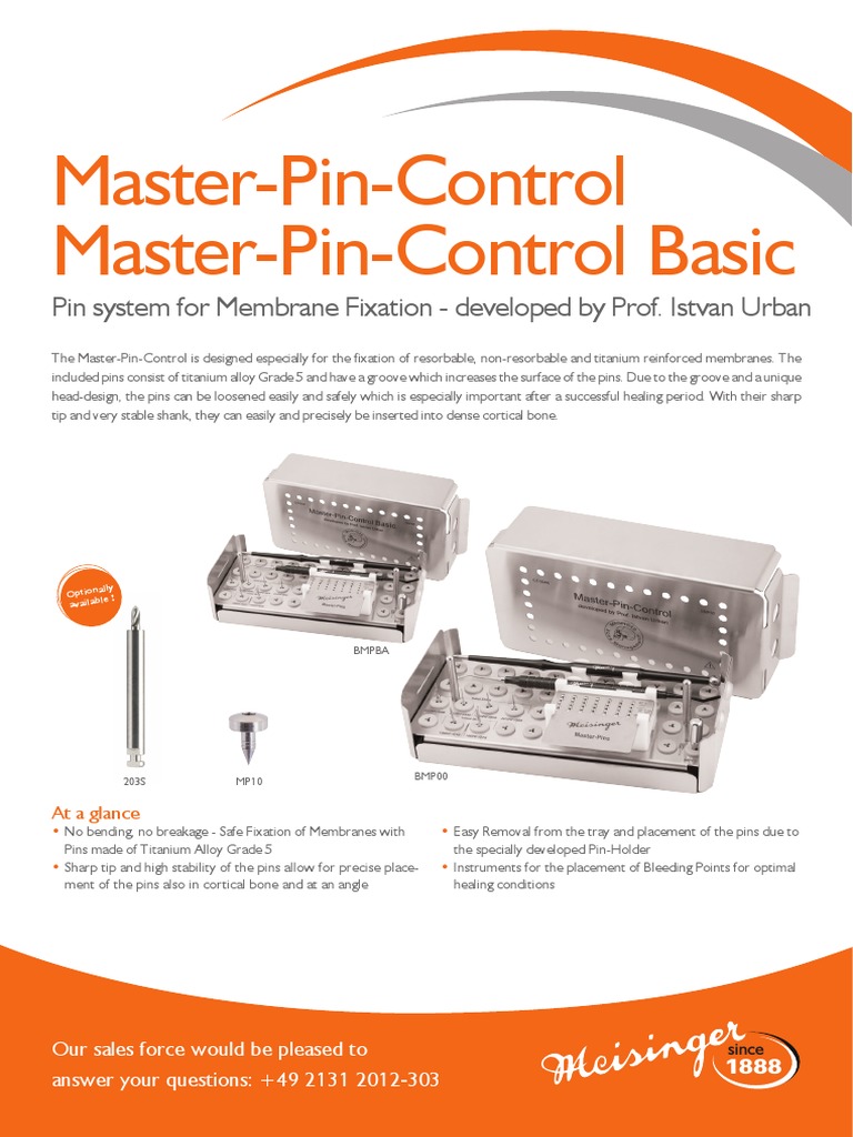 Titanium Membrane Fixation Pins | PDF | Materials | Chemistry