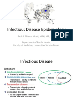 Infectious Disease Epidemiology oleh Prof Bhisma Murti