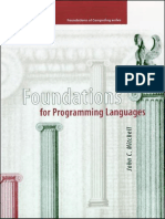 Foundations For Programming Languages