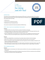 Instructions For Using The Paper-Based ATI Tool: The Accountability and Talent Improvement Process