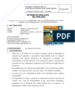 Informe de Simulacro Multipeligro - 24 de Agosto Cnsac