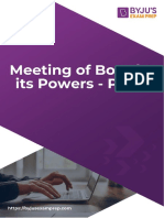 Meetings of Board and Its Powers Part1 18