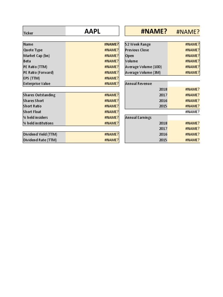 Stock Analysis Report Template | PDF | Business | Finance & Money ...
