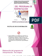 Etapas Del Programa de Interpretación