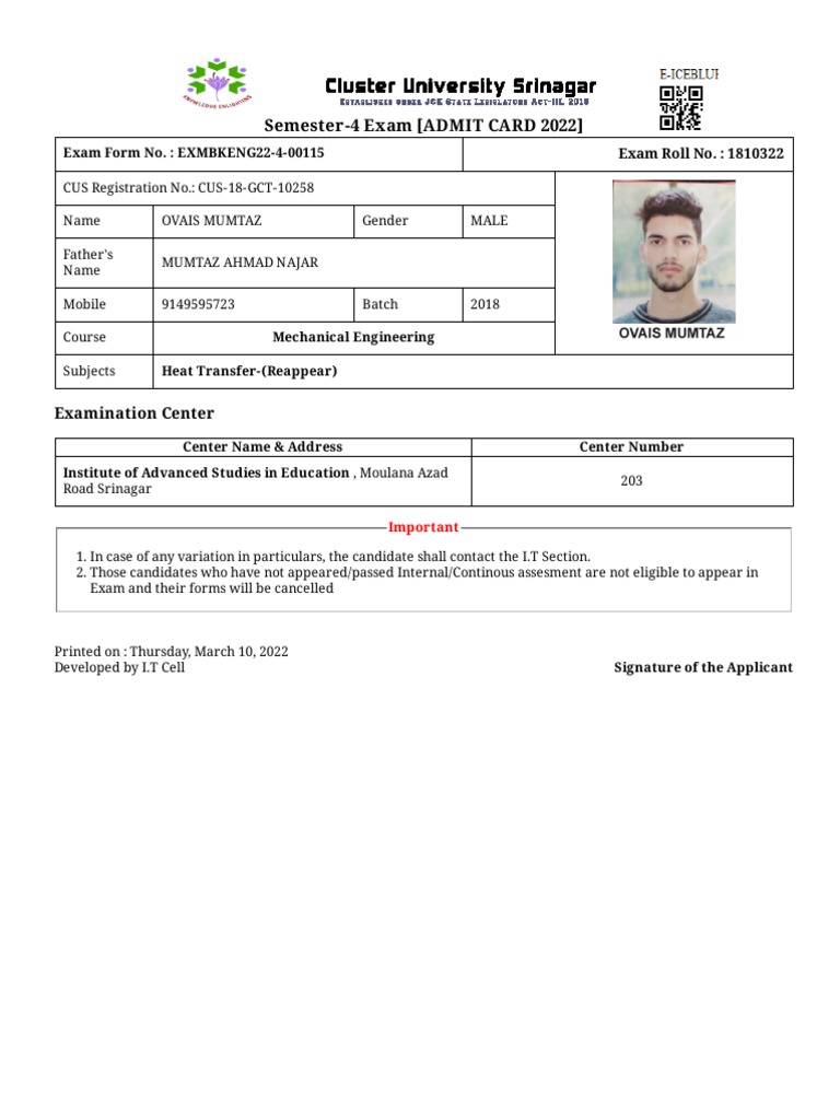 4th grade admit card Editable Fourth Grade Report Cards main image 0