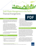 Solid Waste Management Financial Arrangements