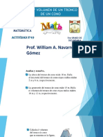 NSF - SEMANA 32 - MAT - ÁREA Y VOLUMEN DE UN TRONCO DE CONO - ACT 49 - 5to GRADO