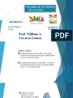 NSF - SEMANA 32 - MAT - ÁREA Y VOLUMEN DE UN TRONCO DE CONO - ACT 49 - 5to GRADO