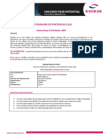 Gestionnaire de Portefeuille - Offre D'emploi