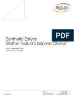 Synthetic Esters: Mother Nature's Second Choice: Author: Tyler Housel, CLS Member Acs, Stle, Ilma