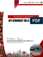 Pedoman Pelaksanaan API Semangat Bela Negara - Badiklat Kumham Jateng 2022