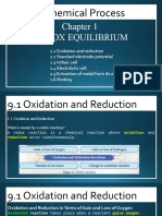 Chemical Process: Redox Equilibrium