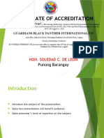 Certificate of Accreditation Guardians