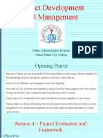 Project Development and Management: Public Administration Program Samal Island City College