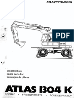 Atlas 1304K ZW Ersatzteilliste
