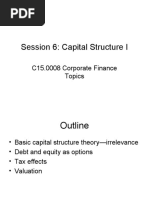 Corporate Finance Topics