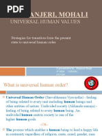 Universal Human Values: CGC Jhanjeri, Mohali