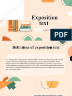 Exposition Text: English Assignment