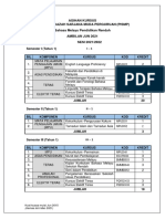 Agihan Kursus Program Ijazah Sarjana Muda Perguruan (Pismp) Bahasa Melayu Pendidikan Rendah Ambilan Jun 2021 SESI 2021/2022 I - 1