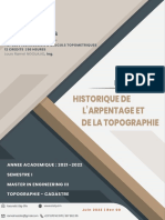 TOP323 - PG-Mod - 1 - Historique Arpentage Et Topographie