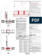 Bearing layout and erection details of girder