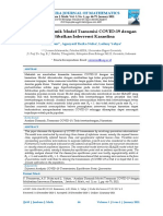 Analisis Dinamik Model Transmisi COVID 19 Dengan Melibatkan Intervensi Karantina