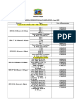 SCHEDULE FOR INTERNAL - June 2022 Final Dated 05.05.2022