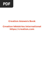Creation Answers Book (CMI) | PDF | Science | Atheism
