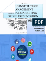 United Institute of Management Digital Marketing Group Presentation
