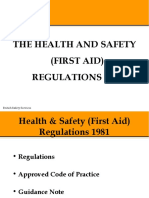 The Health and Safety (First Aid) Regulations 1981