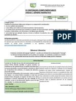 1° Medio Guia de Contenidos Genero Narrativo