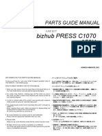Parts Guide Manual: Bizhub PRESS C1070 A50U