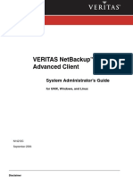 Veritas Netbackup - Adminguide - Advancedclient