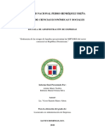 Evaluación de Los Riesgos de Liquidez Que Presentan Las MIPYMES Del Sector Comercial en República Dominicana