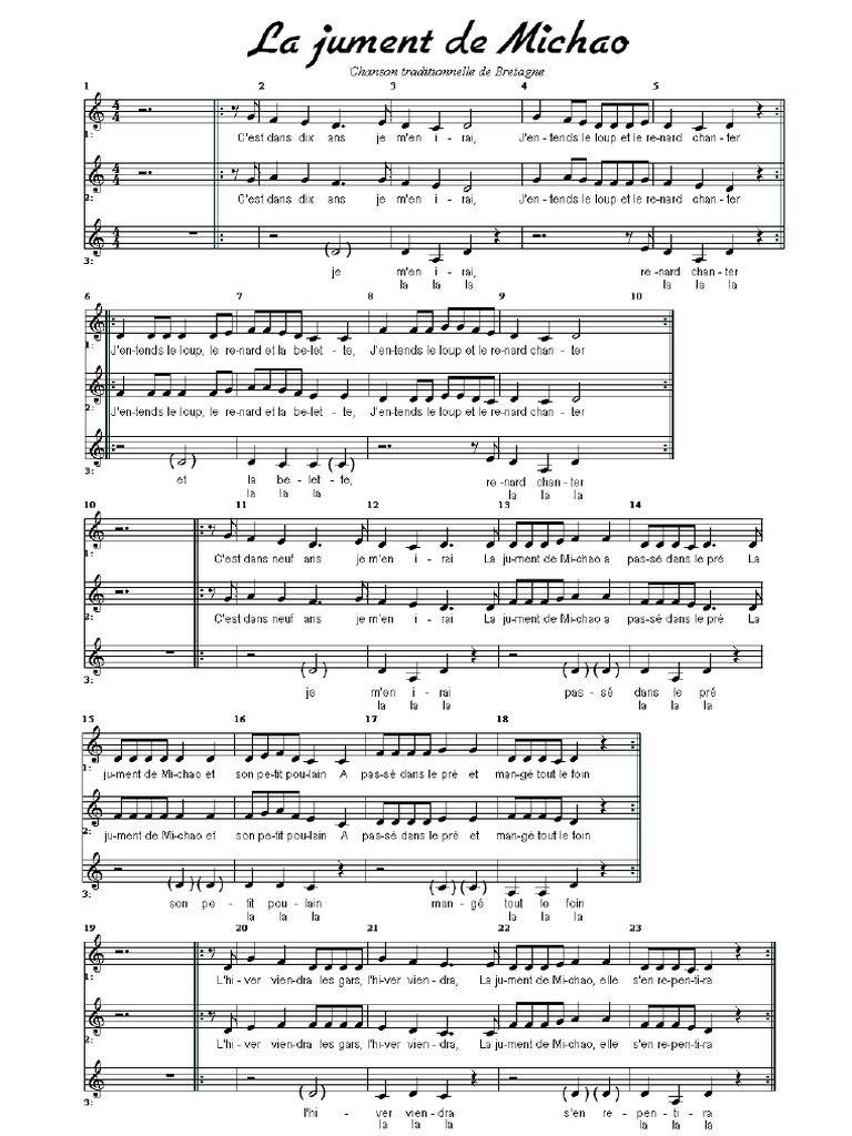 La Jument de Michao | PDF