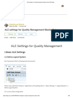 ALE Settings For Quality Management Master Data - SAP Blogs