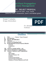Nursery Plan and Location - PDF Business Plan Proposal 1