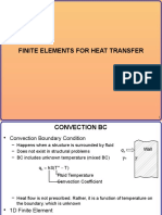 FINITE ELEMENTS FOR HEAT TRANSFER WITH CONVECTION